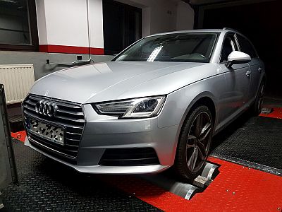 A4 B9 DEUA chiptuning na hamowni